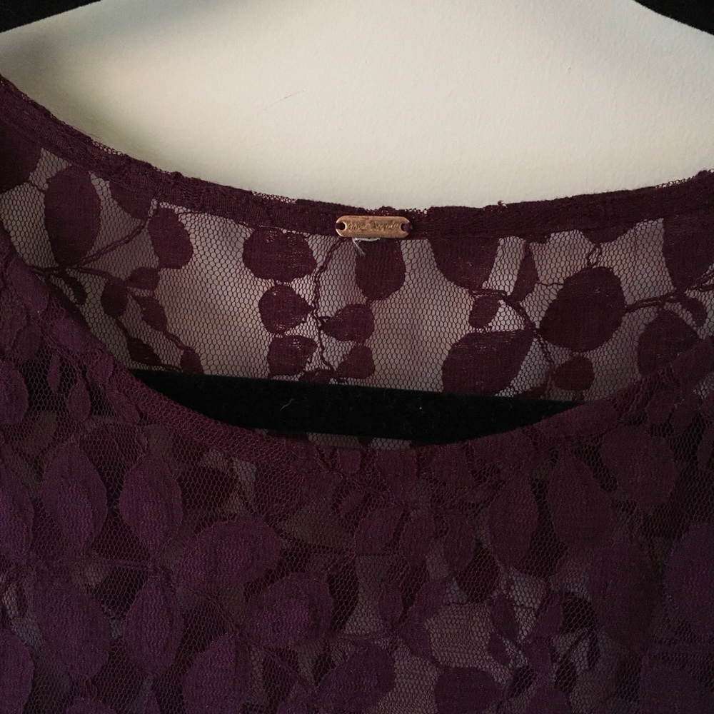 Free People Lined Lace Dress - Picture 4 of 8